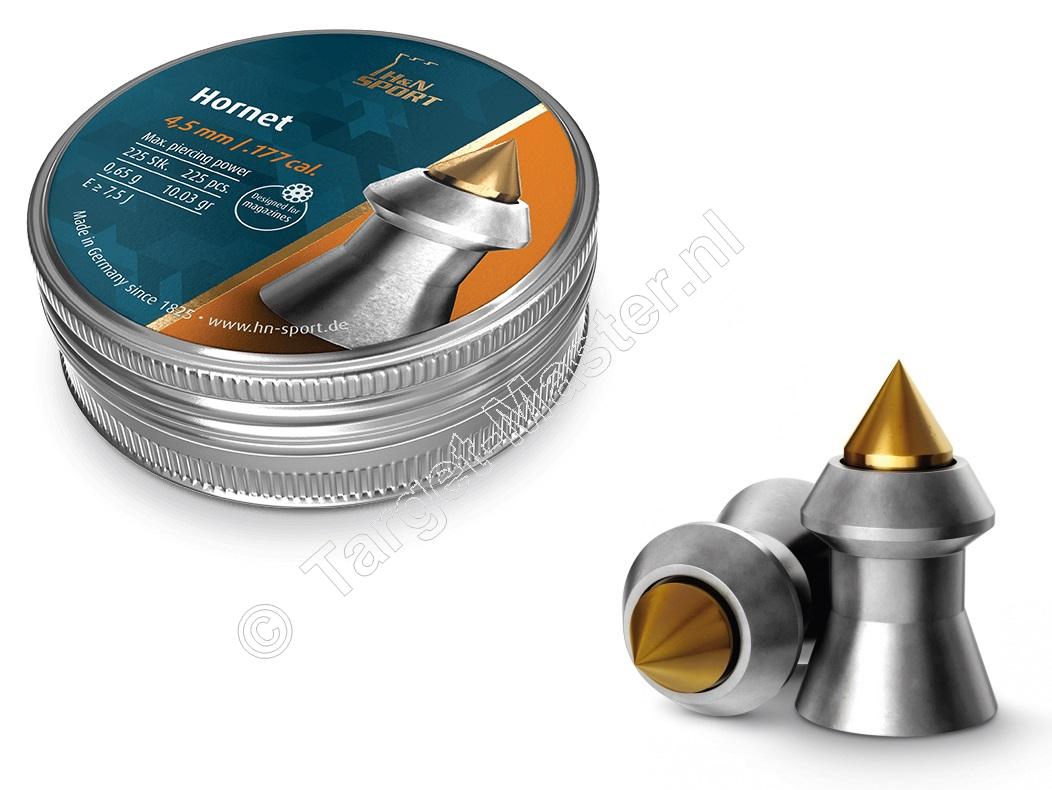 H&N Hornet 4.50mm Airgun Pellets tin of 225